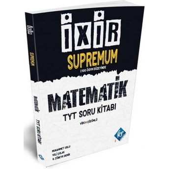 Kr Akademi Tyt Matematik Ixir Supremum Video Çözümlü Soru Kitabı Muhammet Uslu