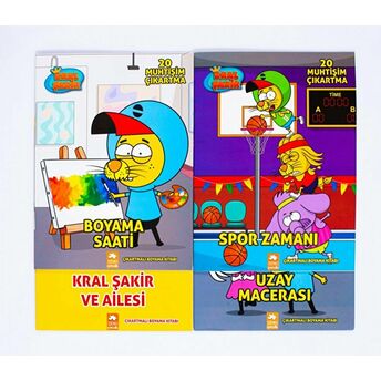 Kral Şakir Boyama Set (4 Kitap) Kolektif