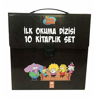 Kral Şakir Ilk Okuma Kitapları Çantalı Set (10 Kitap Takım) - Siyah