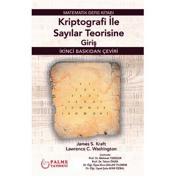 Kriptografi Ile Sayılar Teorisine Giriş James S. Kraft