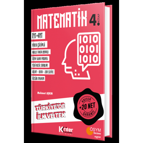 Kriter Akademi Yayınları 20 Net Garantili Matematik 4