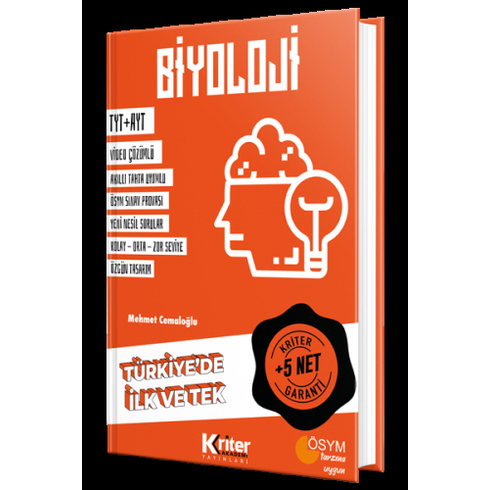 Kriter Akademi Yayınları 5 Net Garantili Biyoloji