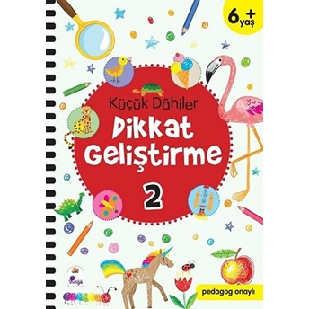 Küçük Dahiler Dikkat Geliştirme 2 - 6 Yaş (Pedagog Onaylı) Gülizar Ç. Çetinkaya, Ayça G. Derin