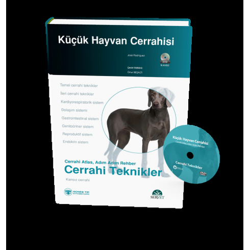 Küçük Hayvan Cerrahisi - Cerrahi Teknikler (Cerrahi Atlas, Adım Adım Rehber) Kitap + Dvd