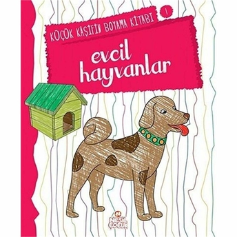 Küçük Kaşifin Boyama Kitabı Serisi 01 - Evcil Hayvanlar Nilüfer Taktak