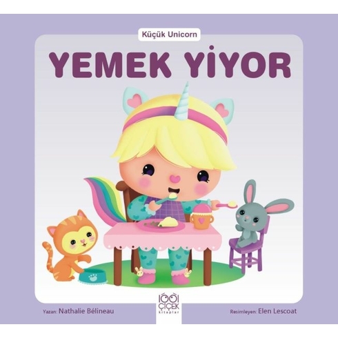 Küçük Unicorn Yemek Yiyor Nathalie Belineau