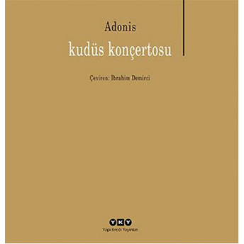 Kudüs Konçertosu Adonis