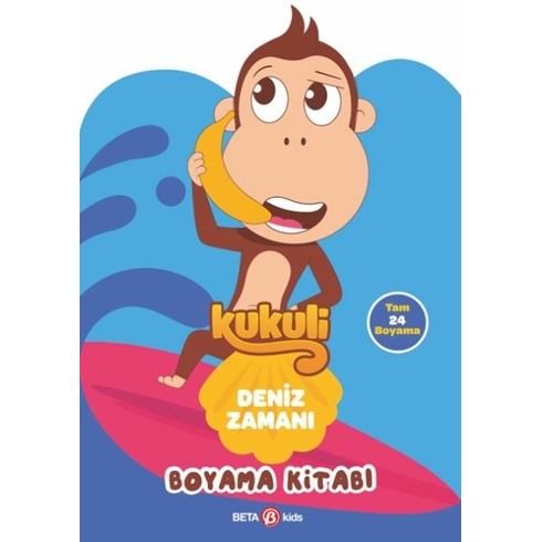 Kukuli Deniz Zamanı Boyama Kitabı