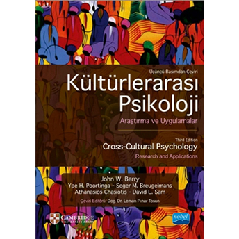 Kültürlerarası Psikoloji Araştırma Ve Uygulamalar David L. Sam