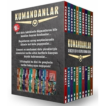 Kumandanlar (10 Kitap Kutulu) Yiğit Recep Efe