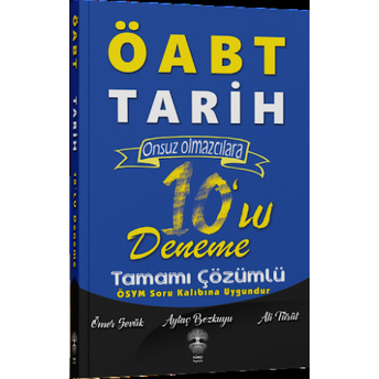 Künçe Yayınları Öabt Tarih Onsuz Olmazcılara 10 Deneme Çözümlü Aytaç Bozkuyu