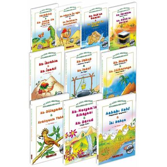 Kur’an-I Kerim’den En Güzel Hikayeler (Renkli, 10 Kitap Set) Saniyasnain Khan