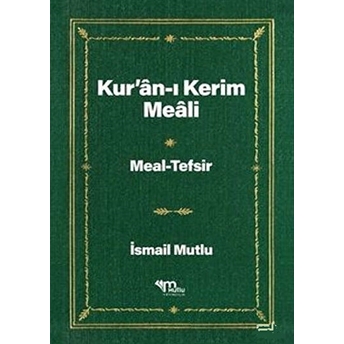 Kur'An-I Kerim Meali ( 2 Cilt Takım ) Ciltli Ismail Mutlu