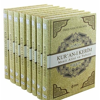 Kur'An-I Kerim Meali Alisi Ve Tefsiri (8 Cilt Takım) Ciltli Ömer Nasuhi Bilmen