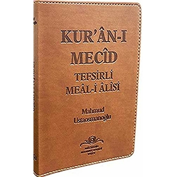 Kur'An-I Mecid Tefsirli Meal-I Alisi Çanta Boy Ciltli Mahmud Ustaosmanoğlu