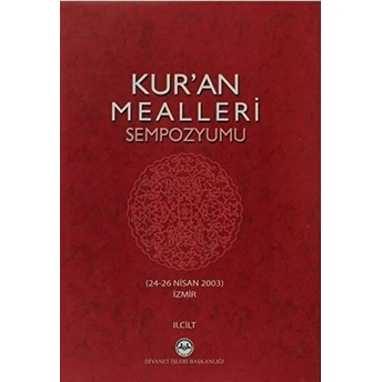 Kur'An Mealleri Sempozyumu Cilt: 2 Ciltli Kolektif