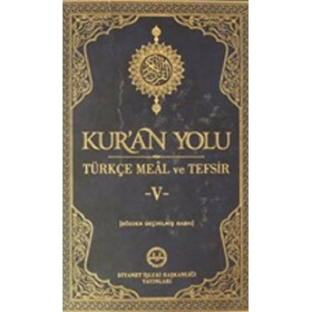 Kur'An Yolu Türkçe Meal Ve Tefsir Deri Cilt 5 Ciltli Hayreddin Karaman