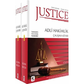 Kuram Justice Adli Hakimlik Çalışma Kitabı 2 Cilt