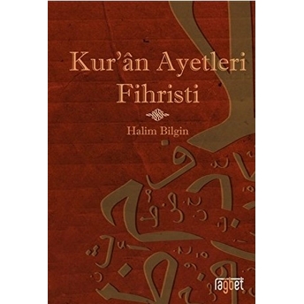 Kuran Ayetleri Fihristi (Ciltli)