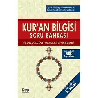 Kur'an Bilgisi Tecvid Soru Bankası Dr. Ali Öge