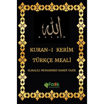 Kuran-I Kerim Türkçe Meali