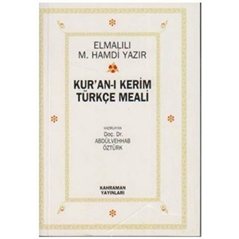 Kur'an-I Kerim Türkçe Meali (Cep Boy)-Elmalılı Muhammed Hamdi Yazır