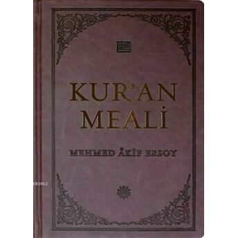 Kur'an Meali (Prestij, Deri Ciltli) Mehmed Âkif Ersoy