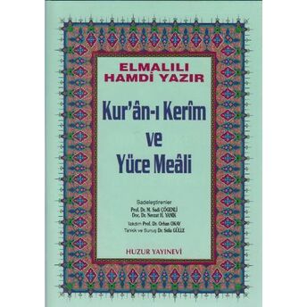 Kuranı Kerim Ve Yüce Meali Küçük Boy - Mavi Elmalılı Muhammed Hamdi Yazır