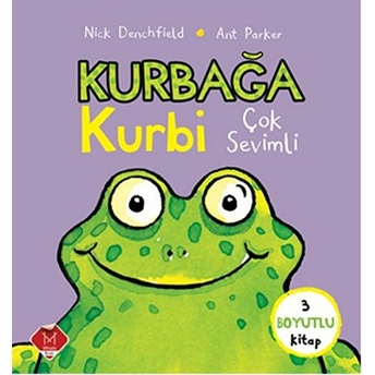 Kurbağa Kurbi Çok Sevimli (3 Boyutlu Kitap) Nick Denchfield