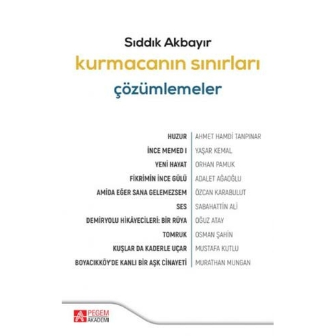 Kurmacanın Sınırları Çözümlemeler - Sıddık Akbayır