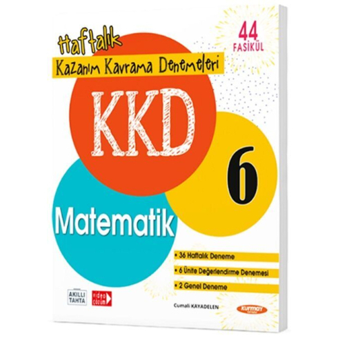 Kurmay Elt 6. Sınıf Matematik Kkd Haftalık Kazanım Kavrama Denemeleri Cumali Kayadelen