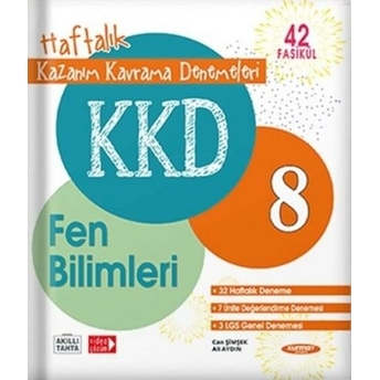 Kurmay Elt 8. Sınıf Fen Bilimleri Kkd Haftalık Kazanım Kavrama Denemeleri Ali Aydın