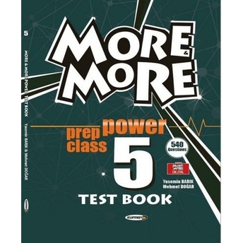 Kurmay Elt Yayınları 5. Sınıf More More English Prep Class Power Test Book Mehmet Doğar