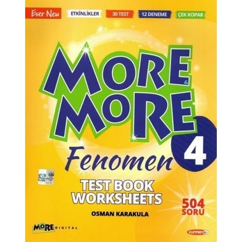 Kurmay Yayınları 4.Sınıf More And More Home Work Test Book