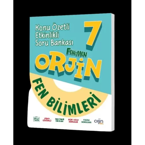 Kurmay Yayınları 7. Sınıf Fenomen Orjin Fen Bilimleri Konu Özetli Etkinlikli Soru Bankası