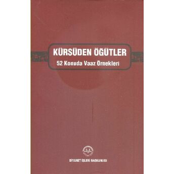 Kürsüden Öğütler 52 Konuda Vaaz Örnekleri (Ciltli) Komisyon