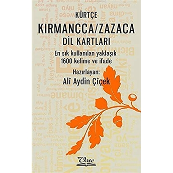 Kürtçe Kırmancca-Zazaca Dil Kartları Ali Aydın Çiçek