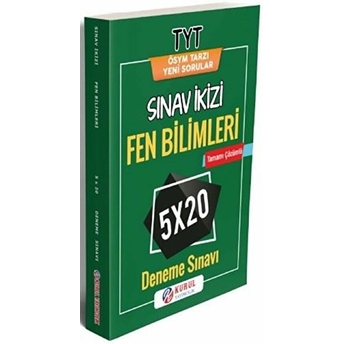 Kurul Tyt Fen Bilimleri Sınav Ikizi Tamamı Çözümlü 5×20 Deneme Sınavı