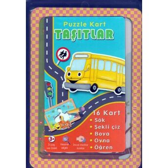 Kutulu Puzzle Kart Taşıtlar Ayça Atçı