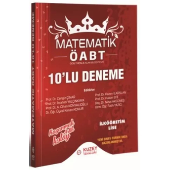 Kuzey Akademi Öabt Ilköğretim-Lise Matematik 10 Deneme Çözümlü Cengiz Çınar