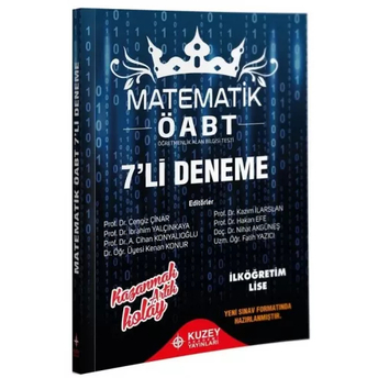 Kuzey Akademi Öabt Ilköğretim Lise Matematik 7 Deneme Çözümlü Cengiz Çınar