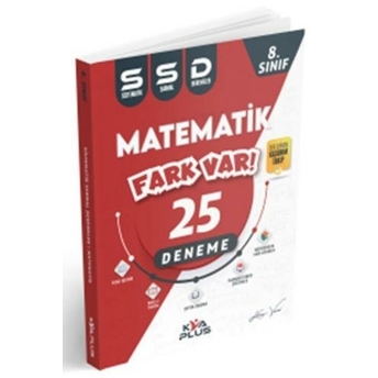 Kva Yayınları 8. Sınıf Lgs Matematik Fark Var 25 Deneme Komisyon