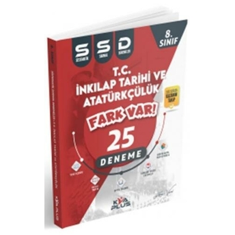 Kva Yayınları 8. Sınıf Lgs T.c. Inkılap Tarihi Ve Atatürkçülük Fark Var 25 Deneme Komisyon