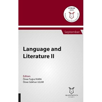 Language And Literature Iı (Aybak 2019 Eylül) - Ömer Tuğrul Kara - Ömer Tuğrul Kara