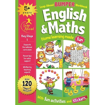 Leap Ahead Bumper Workbook: 5 Years English And Maths Kolektif