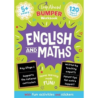 Leap Ahead Bumper Workbook: 5 Years English And Maths Kolektif