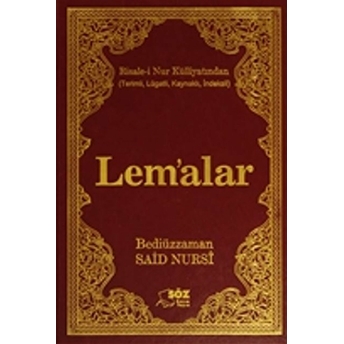 Lem’alar (Büyük Boy) Ciltli Bediüzzaman Said-I Nursi