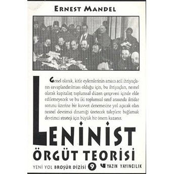 Leninist Örgüt Teorisi Ernest Mandel