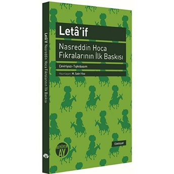 Leta'if - Nasreddin Hoca Fıkralarının Ilk Baskısı Kolektif