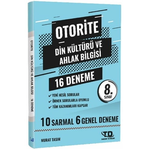 Lgs Din Kültürü Ve Ahlak Bilgisi 8. Sınıf 16 Deneme Otorite Murat Tasım